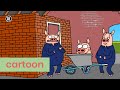 Dat zijn geen bakstenen, maar kakstenen! | Varkentje Rund