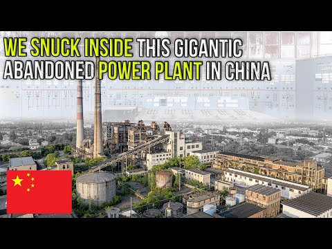 We snuck inside this GIGANTIC abandoned POWER PLANT in China