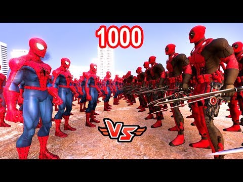 DEADPOOL VS ÖRÜMCEK ADAM 😱 - Süper Kahraman Kapışmaları