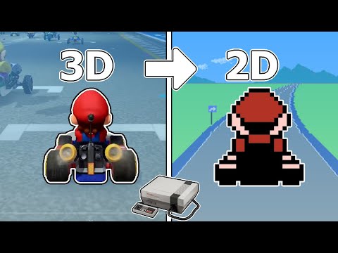 I made Mario Kart for the NES!!!