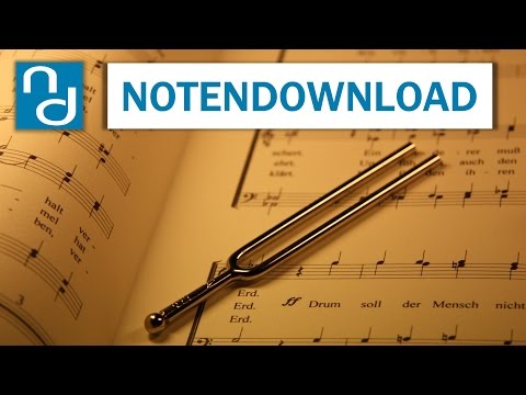 Chor-Noten bei notendownload