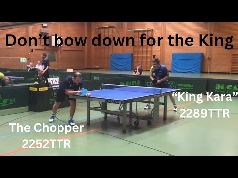 King Kara vs. The Chopper! Aleksandar Karakasevic (2289TTR) vs. Daniel Kleinert (2252TTR)