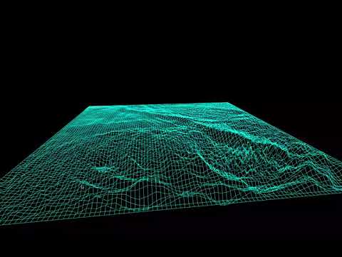 Wave Simulation 3d Processing Java
