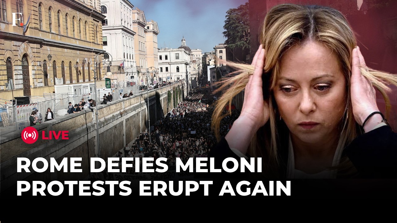 ITALY PROTEST LIVE: Rome Takes to the Streets Despite Meloni's Tough Warning | Italy on High Alert