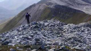 MUNROS: four Munros compilation in the GREY CORRIES identifiable by their shiny quartzite scree.