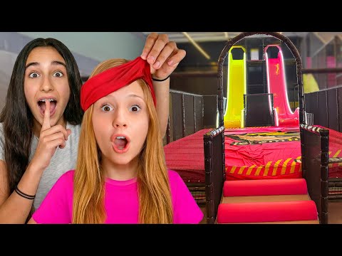 Nastya and Evelyn compete in the adventure park
