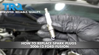How to Replace Spark Plugs 2006-12 Ford Fusion