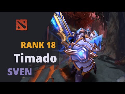 Timado (Rank 18) plays Sven Dota 2 Full Game