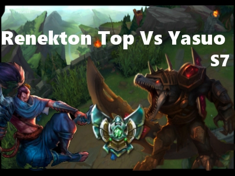 Lol Ranked Top Renekton Vs Yasuo (2) Commentary S7