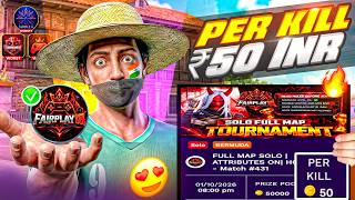 ₹50 PER KILL! 😱 THE BEST FREE FIRE TOURNAMENT APP? | 100% REAL & TRUSTED? 💯 | FF TOURNAMENT