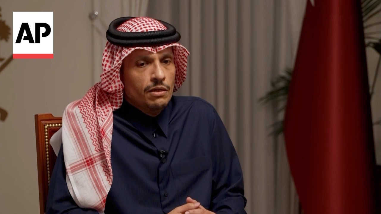Video | Qatar PM urges Iran to stop attacks 'right away'