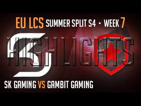 LCS Highlights SK Gaming vs Gambit Gaming Week 7 EU Summer 2014 S4 SK vs GMB W7D1 Season 4