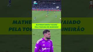 TORCIDA DO CRUZEIRO VAIA MATHEUS CUNHA APÓS GOL DO BRAGANTINO