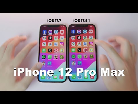 iPhone 12 Pro Max iOS 17.7 vs iOS 17.5.1 Speed Comparison - Is it ANY good?