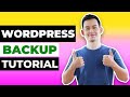 WordPress Backup Tutorial How To Backup WordPress Website Restore Backup In WordPress