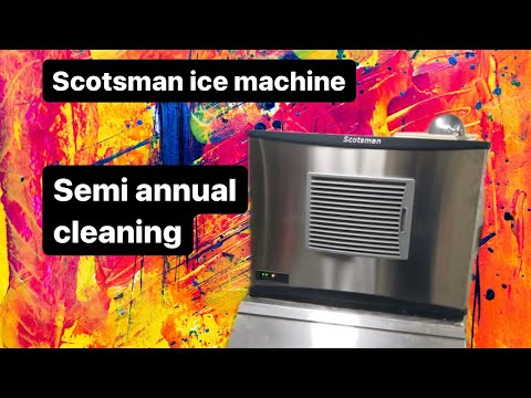 Scotsman ice machine cleaning