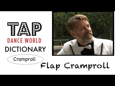 Tap Dance Dictionary / FLAP CRAMPROLL (Forward Cramproll) Aprendiendo a bailar claqué  Tutorial TDW
