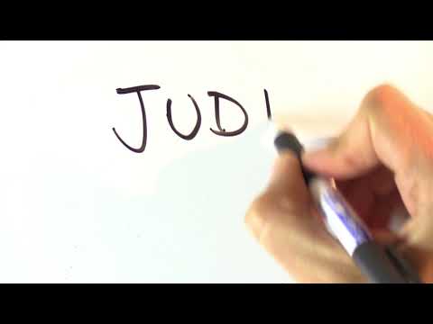 Cómo se escribe Judit en inglés