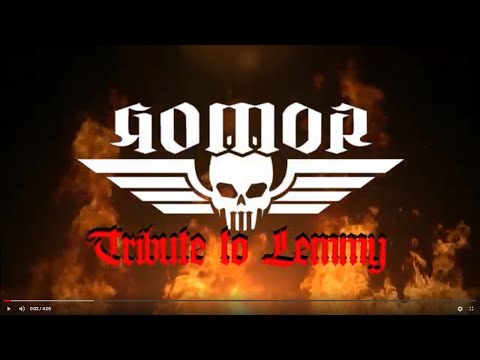 GOMOR - 5th Lemmy Kilmister Aniversary 2020 Tribute /  Motorhead cover - Bomber