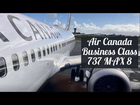 Air Canada Business Class 737 Max 8 - PTP to YUL