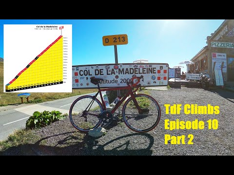 Classic TOUR de FRANCE Climbs - Episode 12: Col de la Madeleine Part 2 (South-North)