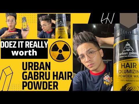Best hair powder for styling / Urban Gabru hair...