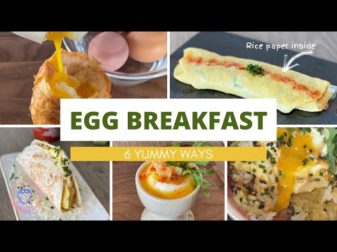 6 WAYS Egg Recipes for Breakfast | Quick and Simple Breakfast Recipes