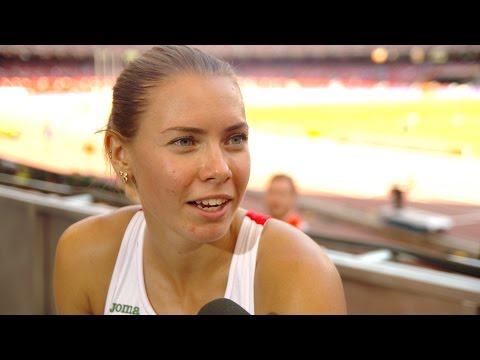 WCH 2015 Beijing - Alina Talay BLR 100m Hurdles Heat 6