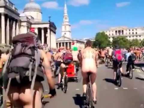 Naked Bike Ride London 2013