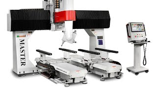 Máy Cnc 3D 5 trục 2 bàn Woodmaster gia công hoàn thiện mọi công đoạn