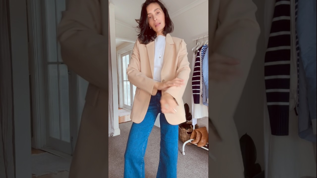 French girl camel blazer 🇫🇷 #ootd #parisstyle #camelblazer