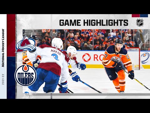 Avalanche @ Oilers 4/22 | NHL Highlights 2022