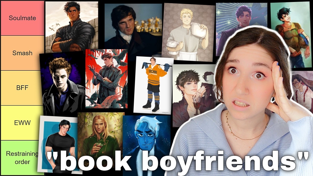 tier ranking popular book boyfriends (are readers okay?) 📚❤️‍🔥