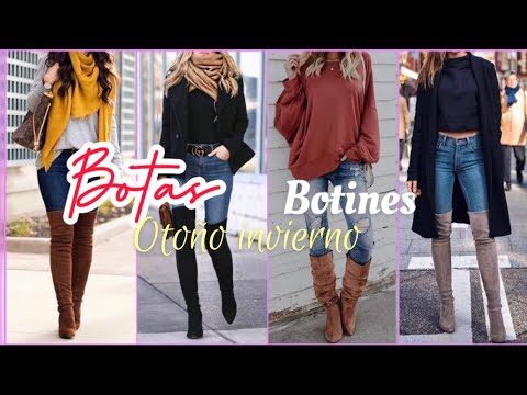 Looks DE OTOÑO INVIERNO 2022 CON BOTINES OUTFITS Y COMBINACIONES CON BOTINES DE MODA 2022