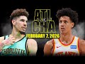 Atlanta Hawks Vs Charlotte Hornets Full Game Highlights February 7 2026 NBA Season