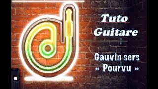 Tuto avec tabs "Pourvu" de Gauvin Sers