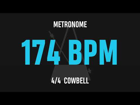 174 BPM 4/4 - Best Metronome (Cowbell)