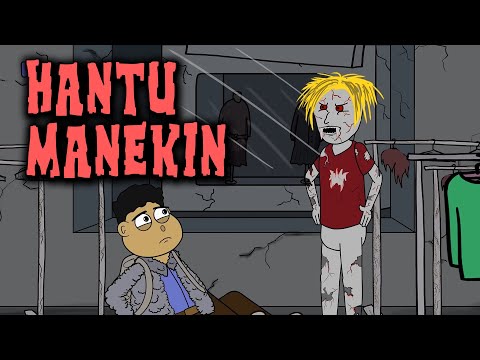 Hantu manekin animasi horor kartun lucu warganet life