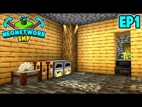 Hiding Underground | Let's Play Minecraft Episode 1 (NeoNetwork SMP Server)