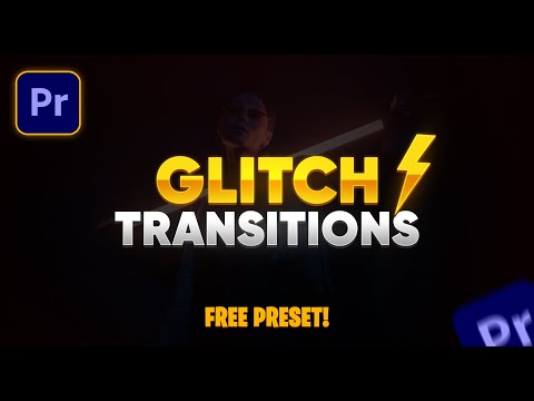 Download Free Glitch Transition Preset for Adobe Premiere Pro