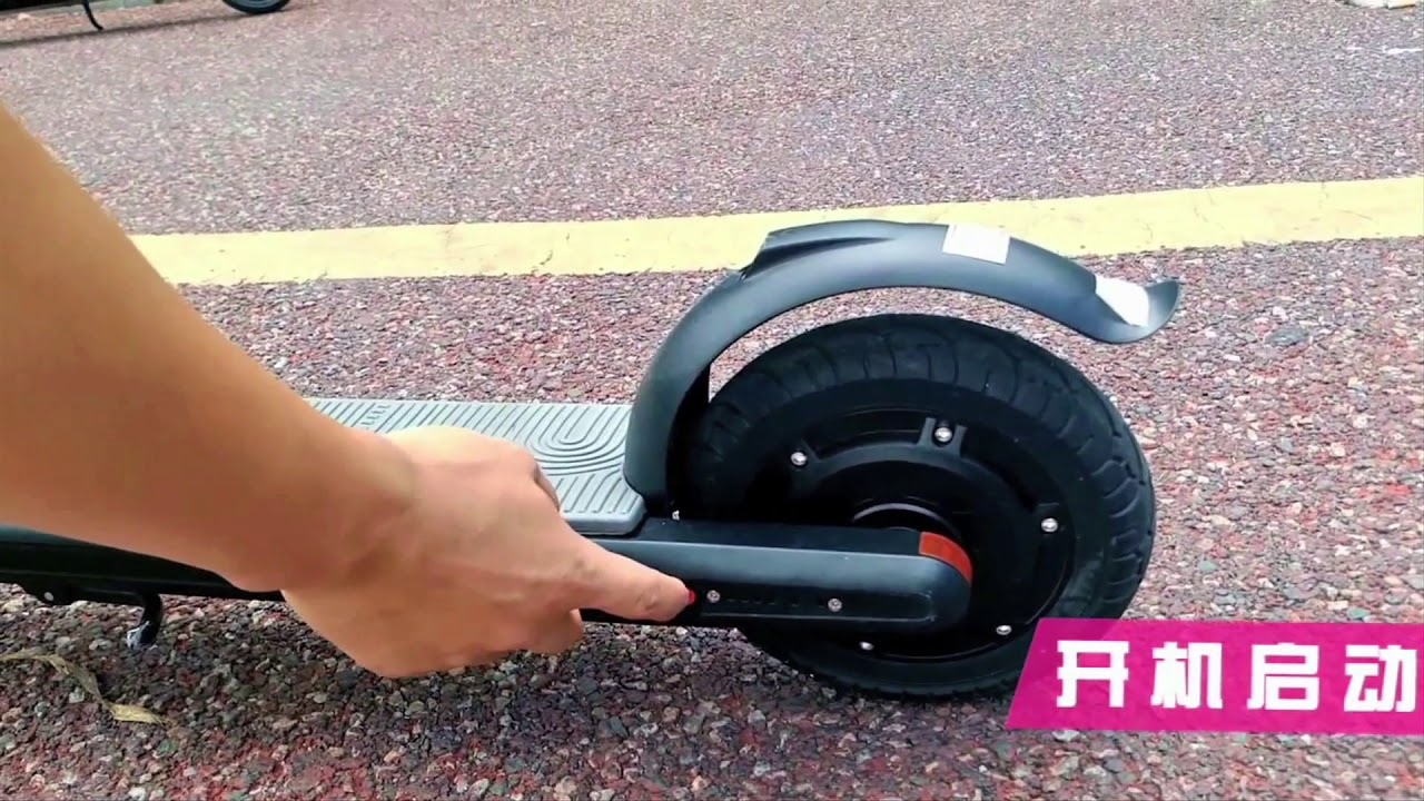 4How to start  the Dynavolt Scooter