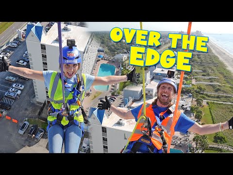 Would you Go Over the Edge? Handyman Hal & Alex Rappelling Adventure