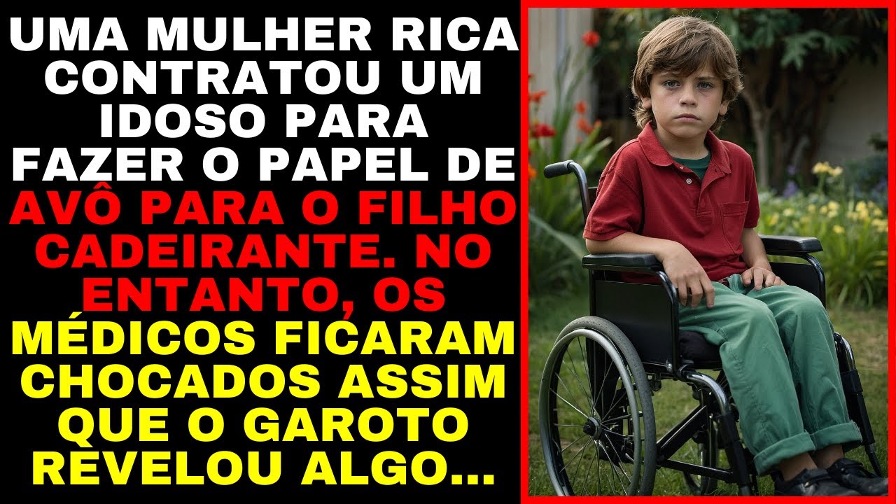 Mulher RICA CONTRATA Idoso Como AVÔ Para FILHO CADEIRANTE, Mas Os MÉDICOS Ficaram CHOCADOS Quando...