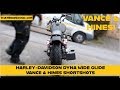 Harley Davidson Dyna Wide Glide 1450cc 1996 2006 VANCE HINES SHORTSHOTS Revving Exhaust Sound