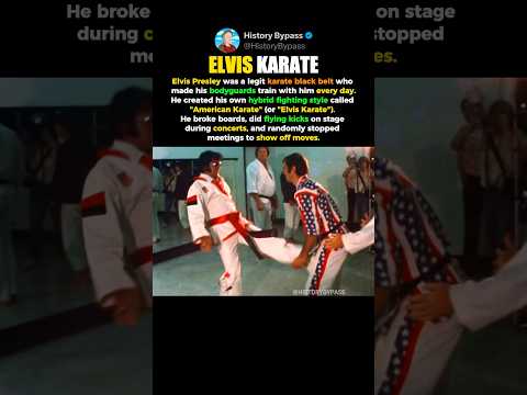 ELVIS WAS A KARATE BLACK BELT #shorts