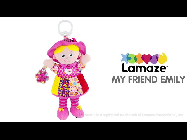Vídeo relacionado con LAMAZE My Friend Emily, Clip on Pram and Pushchair Newborn Baby Toy, Sensory Toy for Babies Boys and Girls from 0 to 6 Months