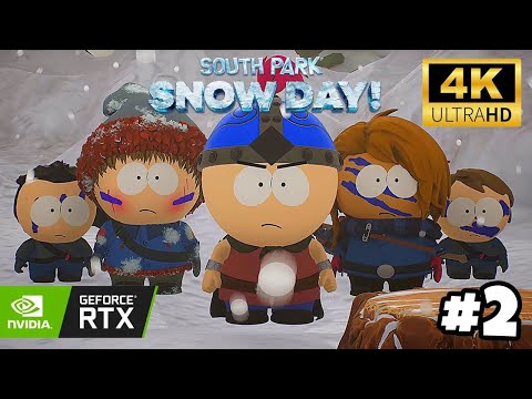 Snowday Southpark | Walkthrough Part 2 Gameplay FULL GAME (4K UHD 60FPS) - No Commentary