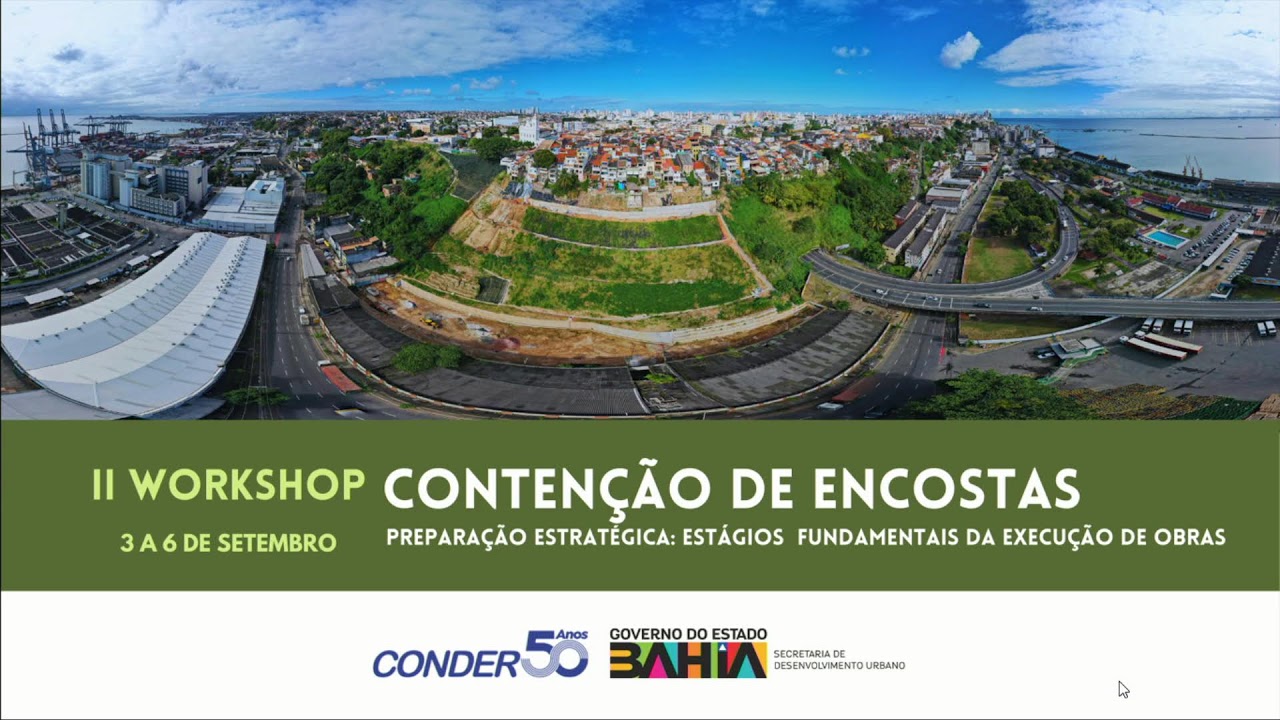 II WORKSHOP CONTENÇÃO DE ENCOSTAS - 1º DIA - 03/09