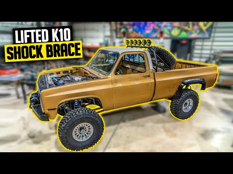 LT4 Swap K10 Custom Offroad Shock Brace! - Lifted & Supercharged Chevy Squarebody Ep. 7