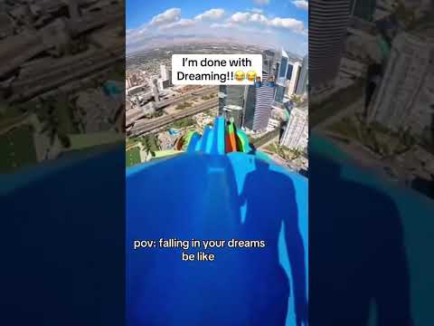 Dreams be playing to much! 😂😂 #falling #slide #dreaming #nightmare #funny